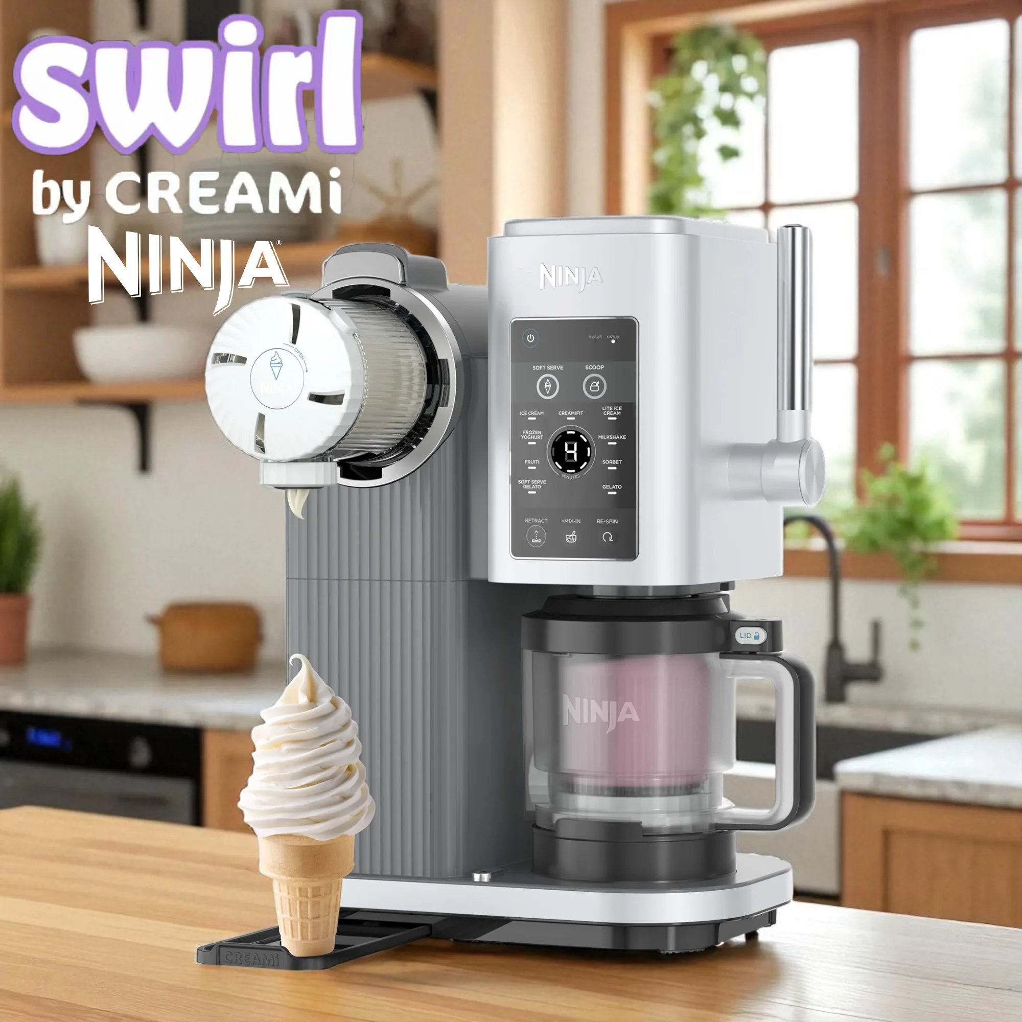 Ninja CREAMi Scoop & Swirl 13-in-1
